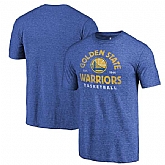 Golden State Warriors Royal Vintage Arch Fanatics Branded Tri-Blend T-Shirt,baseball caps,new era cap wholesale,wholesale hats